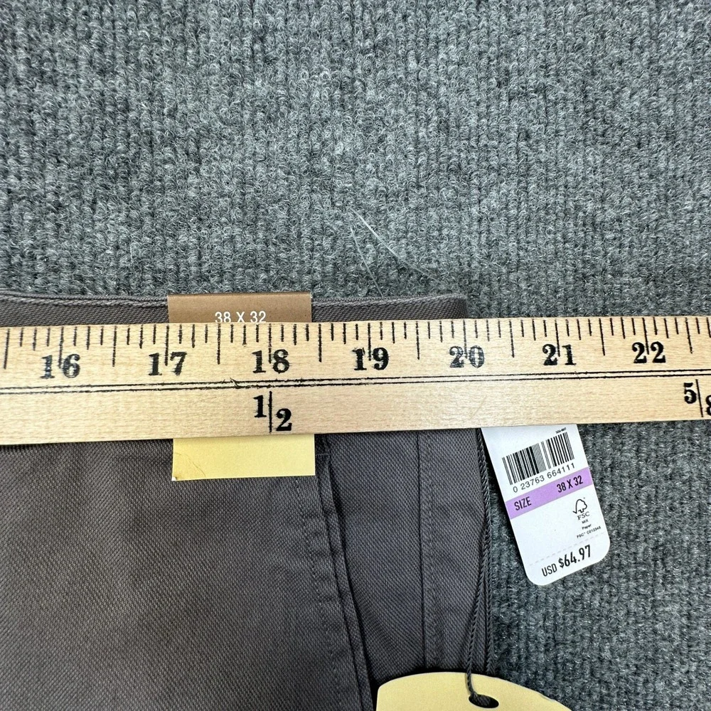 Tommy Bahama Ocean Ranch Flat Front Pants Men 38x32 Cave Gray Cotton Stretch NEW
